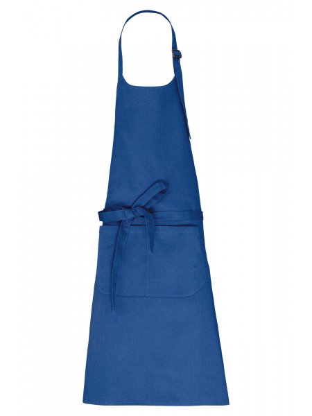Tablier personnalisé en coton bio Sea blue