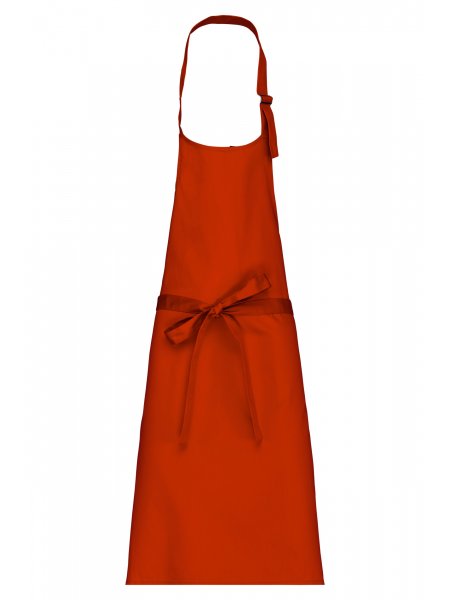 Tablier sans poche à personnaliser Burnt Orange