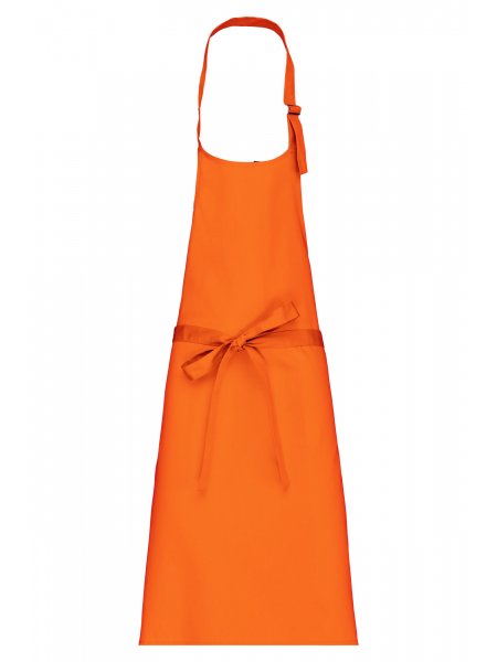 Tablier sans poche à personnaliser Orange