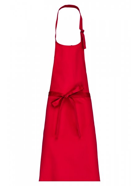 Tablier sans poche à personnaliser Red