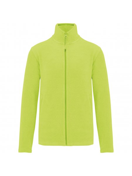 Veste polaire personnalisée Fluorescent Yellow