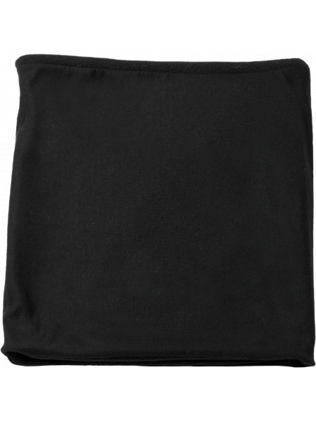 Tour de cou doublé polaire personnalisable Black