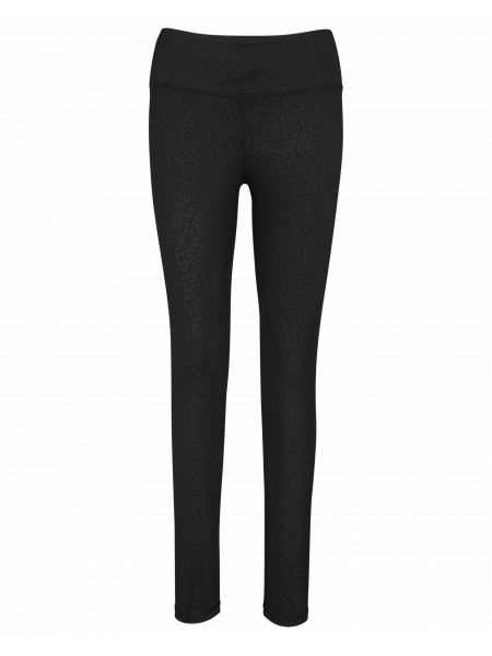 Legging écoresponsable femme personnalisable Black Léopard
