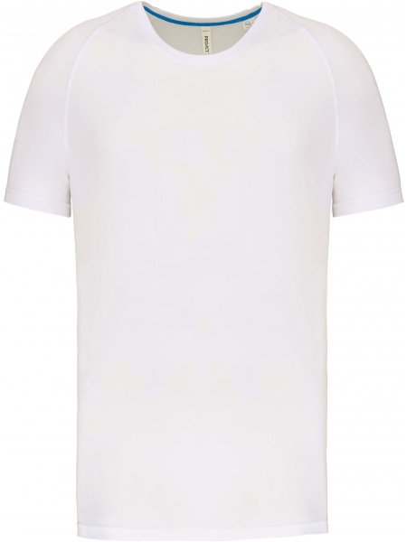 T-shirt de sport en polyester recyclé White