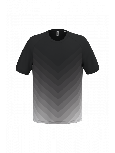 Maillot multisport polyester sublimé unisexe Black