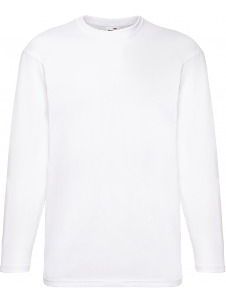  T-shirt homme manches longues Valueweight personnalisable White