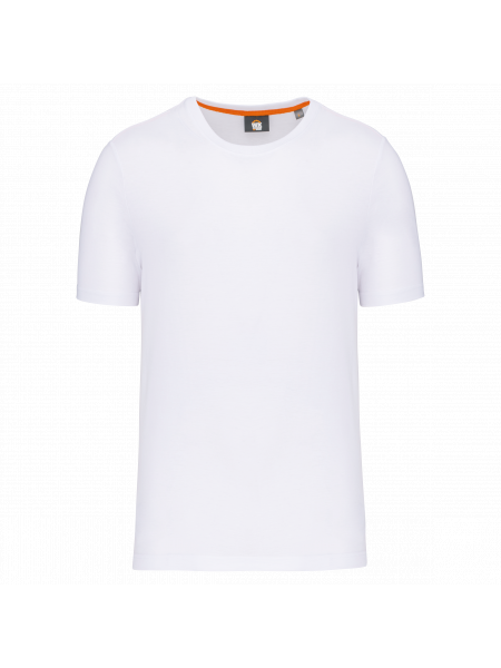 T-shirt col rond écoresponsable homme personnalisable White