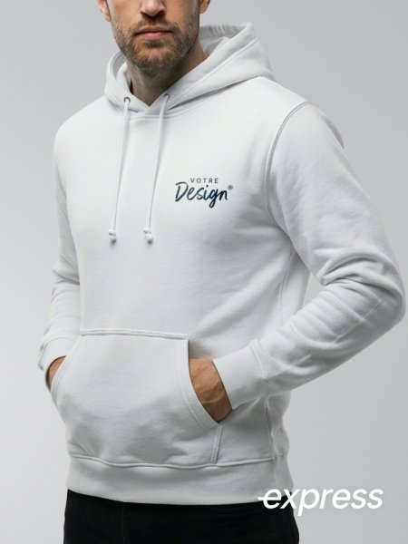Sweat à capuche à personnaliser en livraison express
