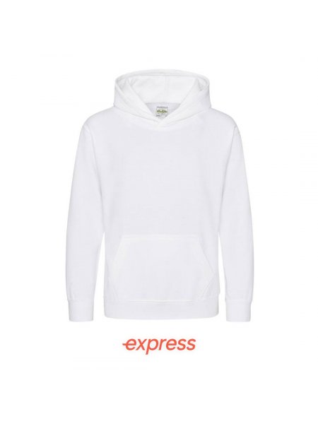 Sweat à capuche enfant personnalisable Arctic White