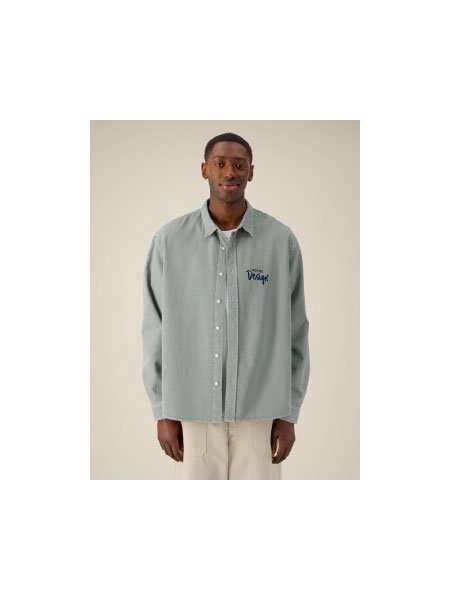 mannequin homme de face portant Worker Shirt personnalisable