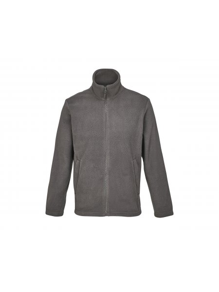 Veste micropolaire zippée unisexe personnalisable Anthracite