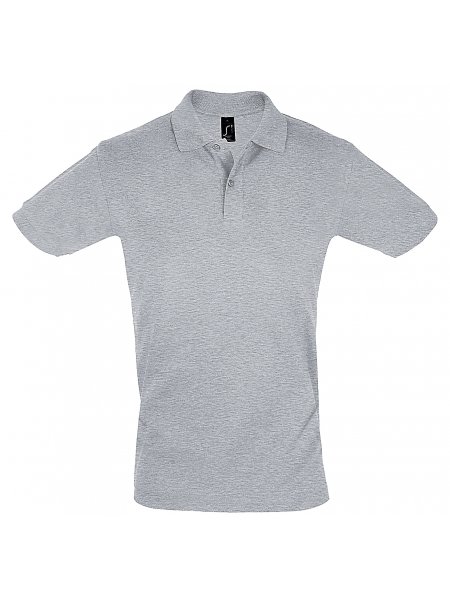 Polo homme personnalisé - Perfect Gris chiné