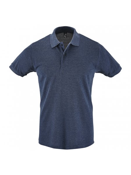 Polo homme personnalisé - Perfect Denim chiné