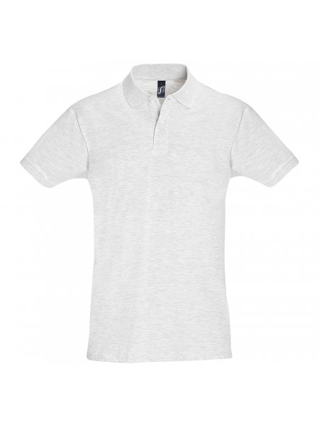 Polo homme personnalisé - Perfect Blanc chiné