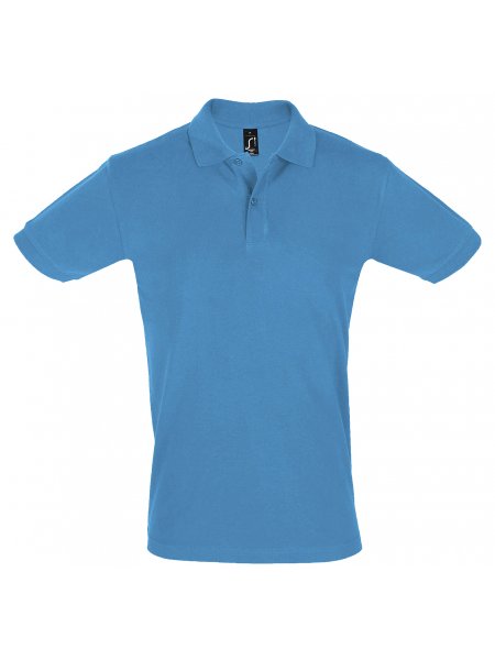 Polo homme personnalisé - Perfect Aqua