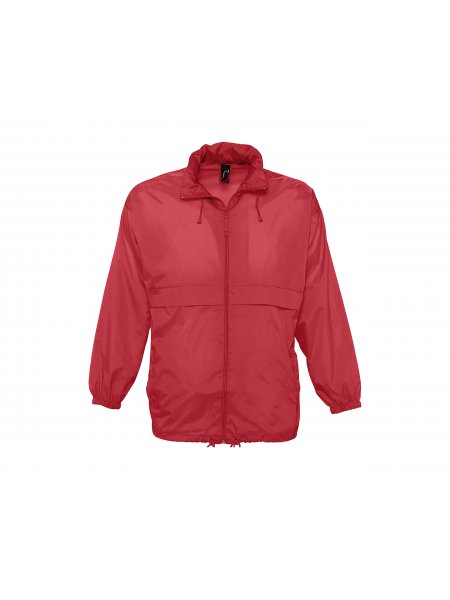 Coupe-vent running unisexe à personnaliser Rouge