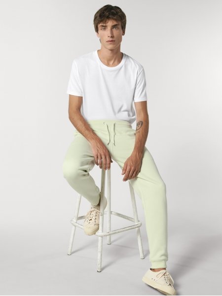 Pantalon de jogging en coton bio Mover en coloris Stem Green