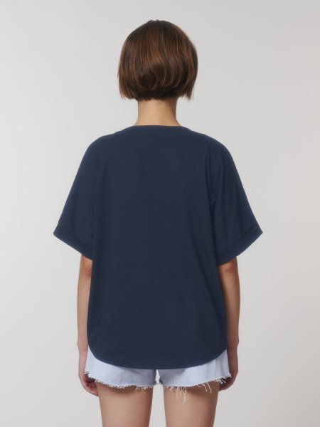 Dos du tee shirt ample pour femme Collider en coloris Black