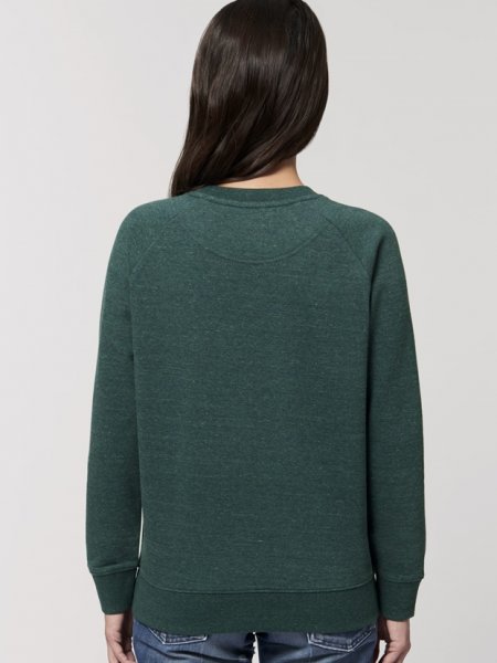 Vue dos sweat femme Tripster coloris Heather Snow Glazed Green Vue de dos du sweat pour femme Tripster en coloris Heather Snow Glazed Green