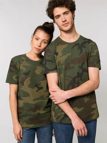 T-shirt unisexe Creator en coton bio motif Camouflage