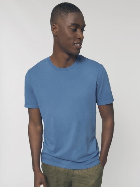 T-shirt délavé en coton bio Creator Vintage en coloris Cadet Blue