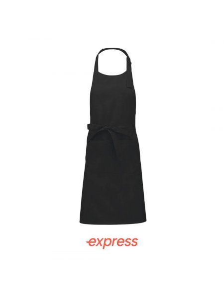 Tablier à personnaliser livraison express Black