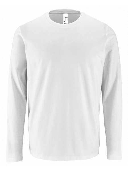 T-shirt manches longues personnalisé - homme Blanc