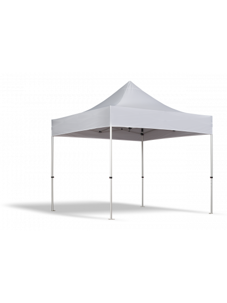 Tente barnum Pliante Premium 3x3 m personnalisable Blanc