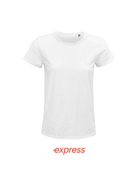 T-shirt bio femme personnalisé Express White