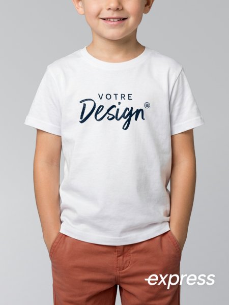 T-shirt enfant personnalisable en livraison express
