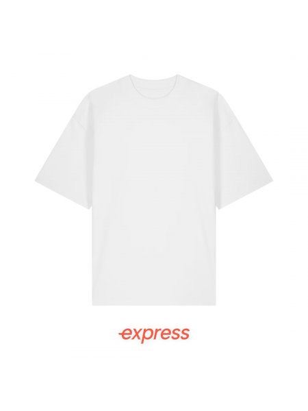 T-shirt unisexe oversize à personnaliser White