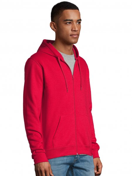 Sweat à capuche zippé Stone en coloris Rouge Sweat à capuche zippé Stone en coloris Rouge