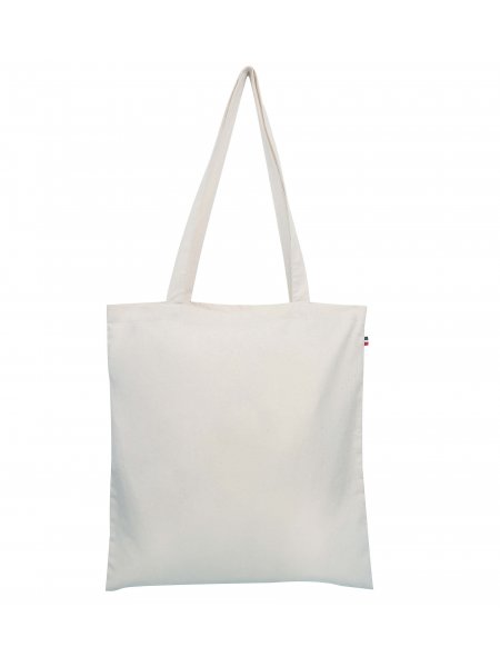 Tote bag fabriqué en France en coton bio Blanc