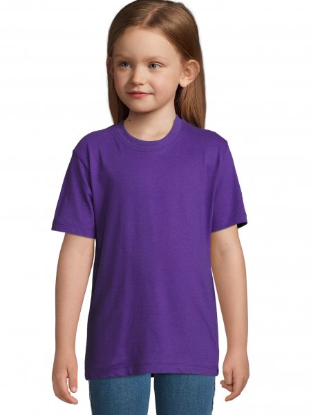 Tee shirt enfant Imperial Kids coloris Violet foncé