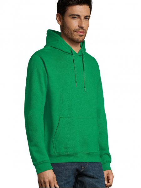 Sweat à capuche Snake en coloris Vert prairie Sweat à capuche Snake en coloris Vert prairie