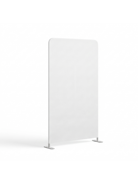 Totem en Tissu 2.30 x 0.90m Personnalisé - Display Double Face Blanc