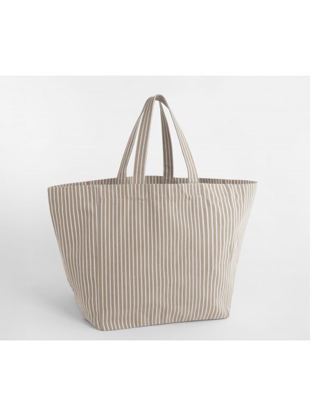 Sac de plage oversize personnalisable Biscuit Stripe
