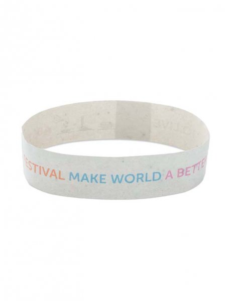 Bracelet en papier semences personnalisable Bracelet en papier semences personnalisable