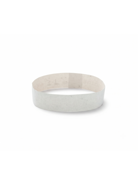 Bracelet en papier semences personnalisable Blanc