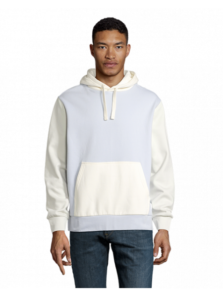 Sweat Collins à personnaliser Bleu crémeux