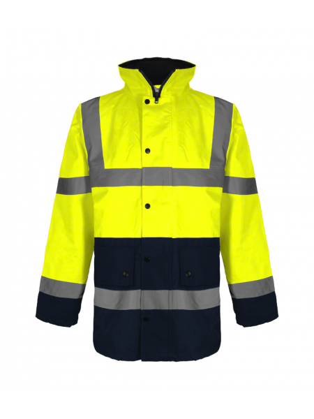 Veste de sécurité bicolore haute visibilité  Hi Viz Yellow / Navy