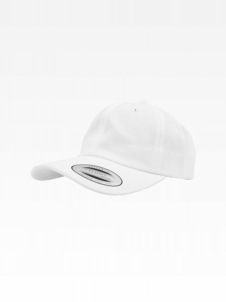 Casquette dad cap en coton personnalisable White