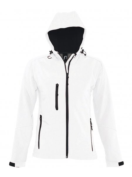 Veste Softshell à capuche pour femme - Replay Women Blanc