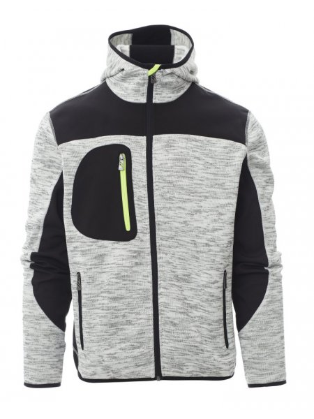 Veste Softshell personnalisable - effet chiné Gris chiné