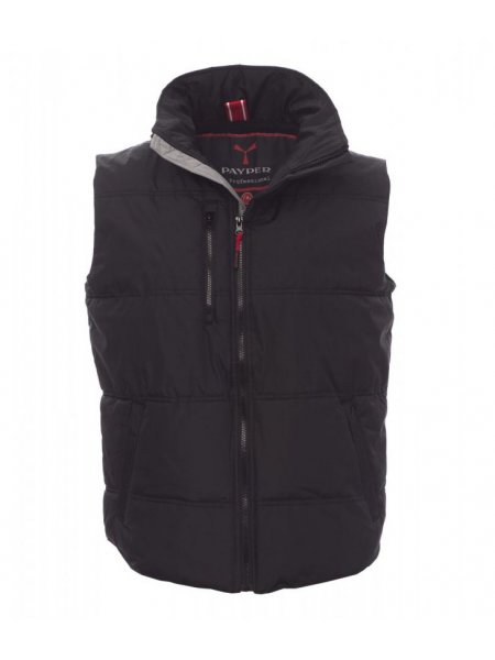 Gilet matelassé personnalisable ripstop - unisexe Noir/Gris