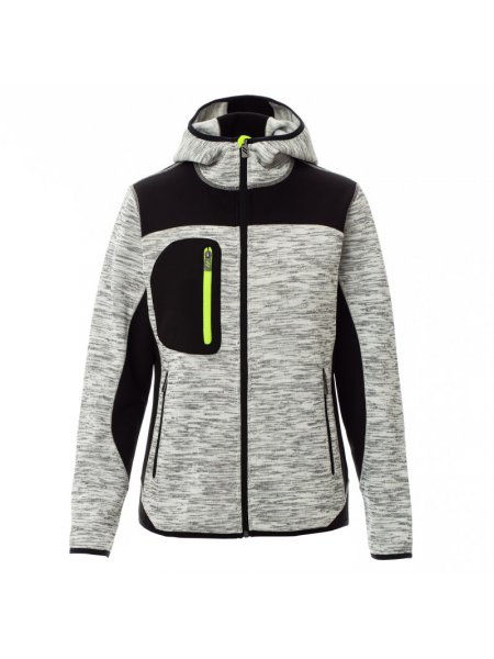 Veste Softshell à capuche pour femme - effet chiné - Trip Lady Gris chiné