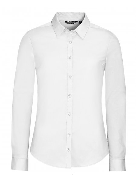 Chemise stretch pour femme à personnaliser Blanc
