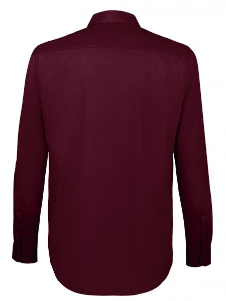 Dos de la chemise personnalisable Baltimore Fit en coloris Bordeaux Dos de la chemise personnalisable Baltimore Fit en coloris Bordeaux
