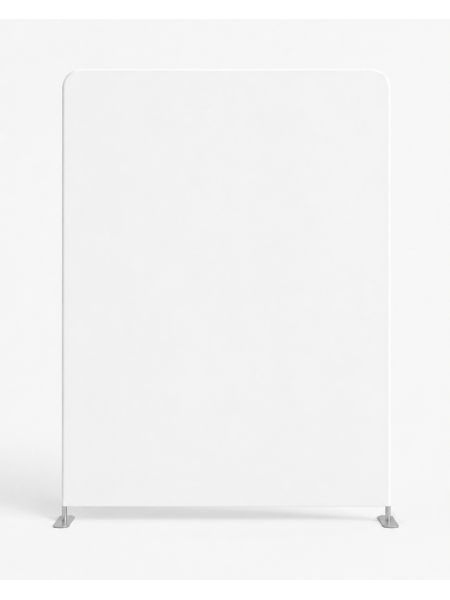 Totem en Tissu 2.30 x 1.50m Personnalisé - Display Double Face Blanc