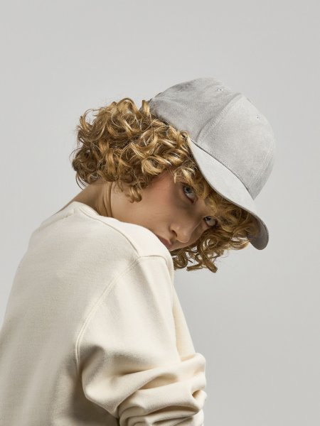 Casquette Daim AT058 grise portée
